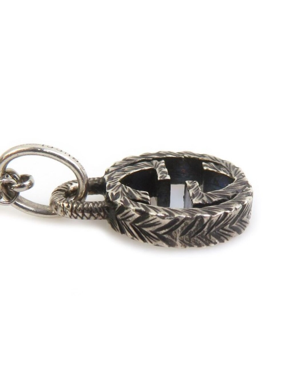 Gucci Necklace Interlocking Silver - Picture 3 of 9